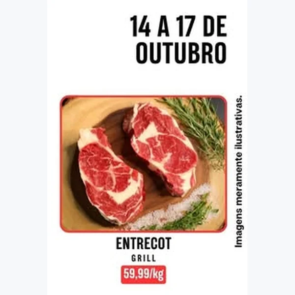Recorte do encarte de Entrecot Grill