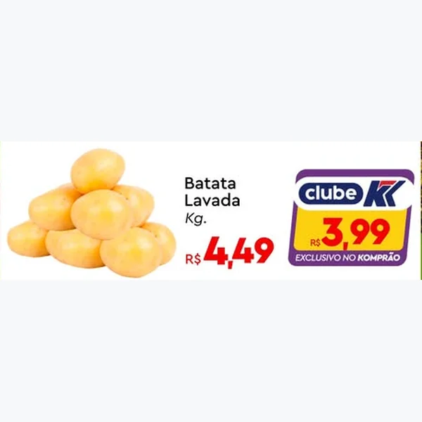 Recorte do encarte de Batata Lavada