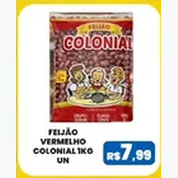 Feijão Vermelho Colonial 1 kg