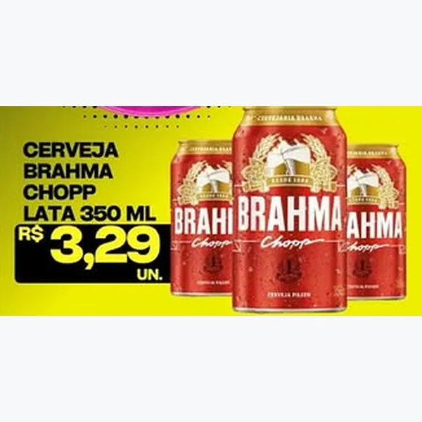 Cerveja Chopp Brahma 350 ml