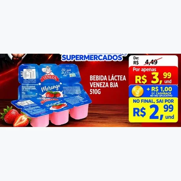 Bebida Láctea Veneza 510 g