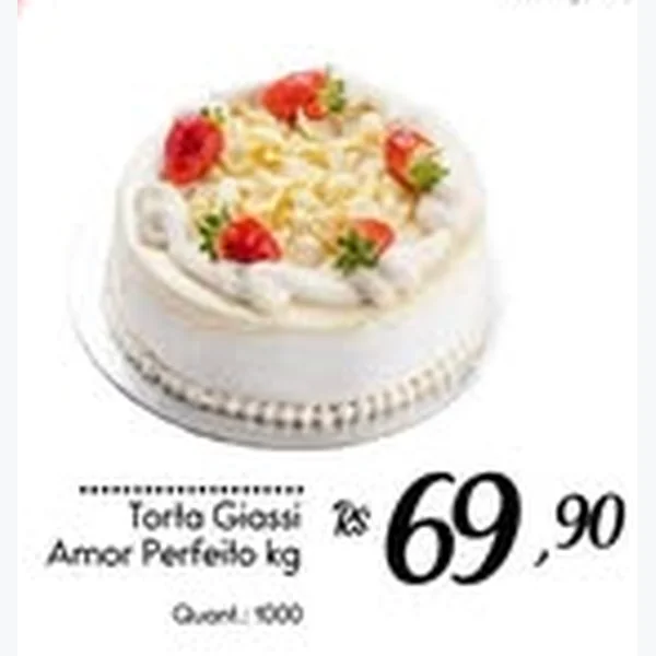 Torta Amor Perfeito Giassi