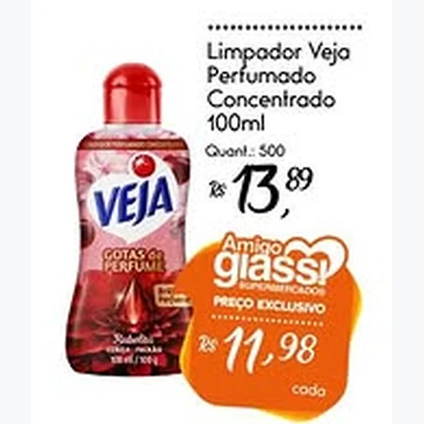 Limpador Perfumado Concentrado Veja 100 ml