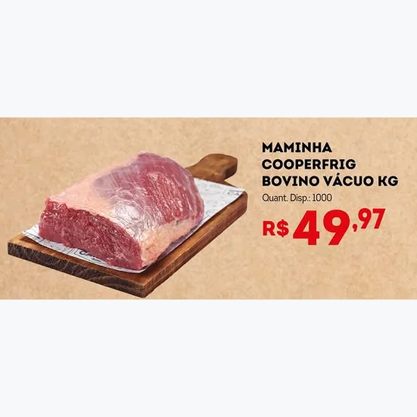 Maminha Bovino Vácuo Cooperfrig