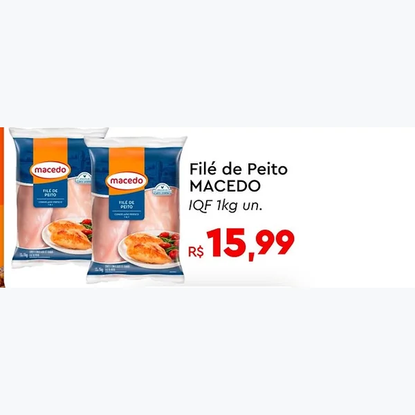 Filé de Peito Iqf Macedo 1 kg