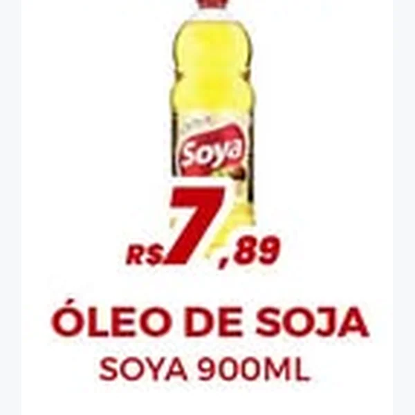 Recorte do encarte de Óleo de Soja Soya 900 ml