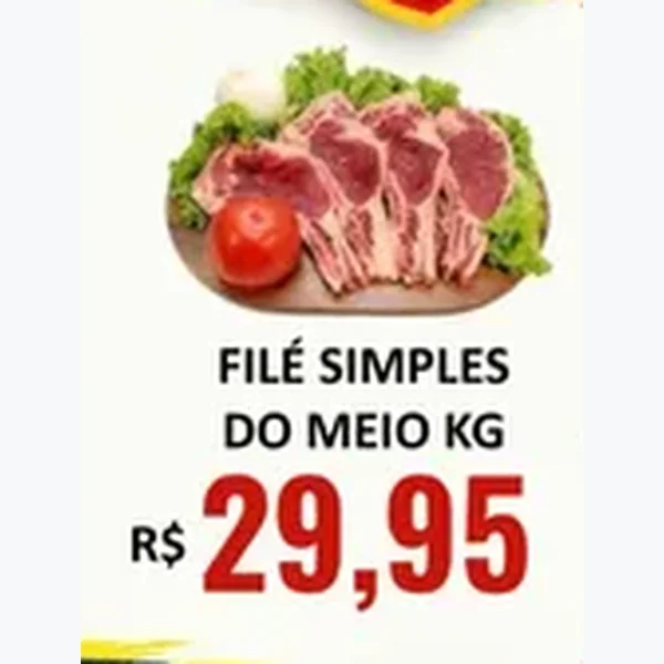 Filé Simples do Meio