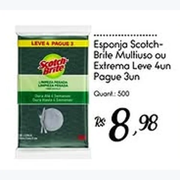 Esponja Multiuso Scotch-Brite 3 un