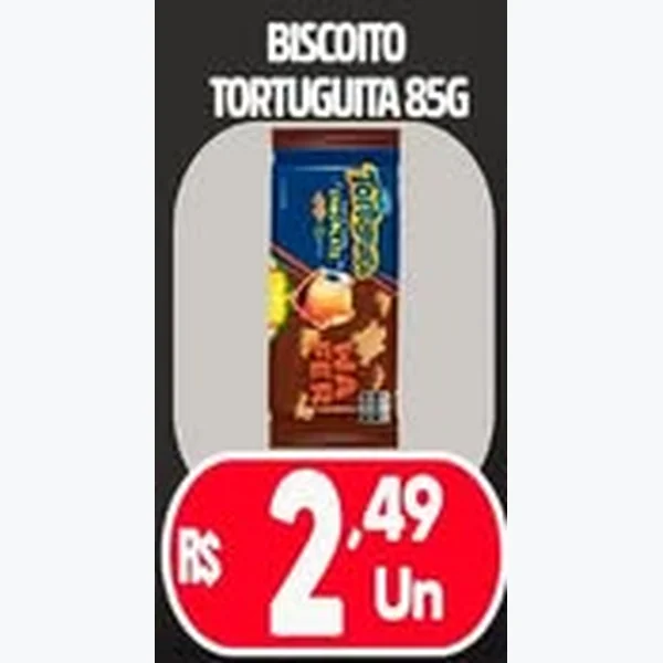 Biscoito Tortuguita 85 g