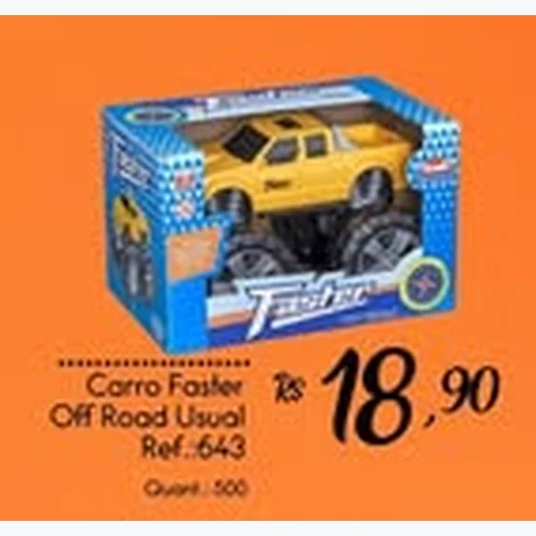 Recorte do encarte de Carro Faster Off Road Usual