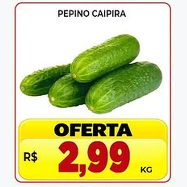 Recorte do encarte de Pepino Caipira