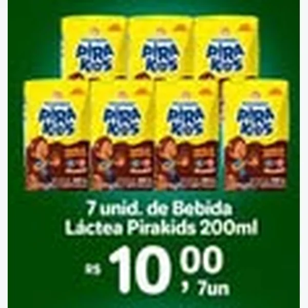 Bebida Láctea Pirakids 200 ml