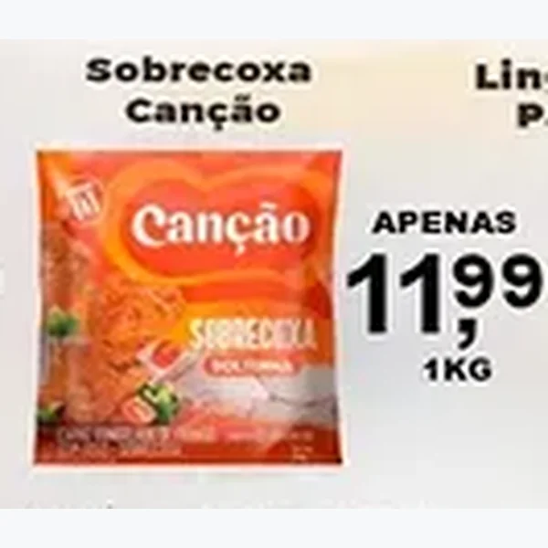 Recorte do encarte de Sobrecoxa Canção