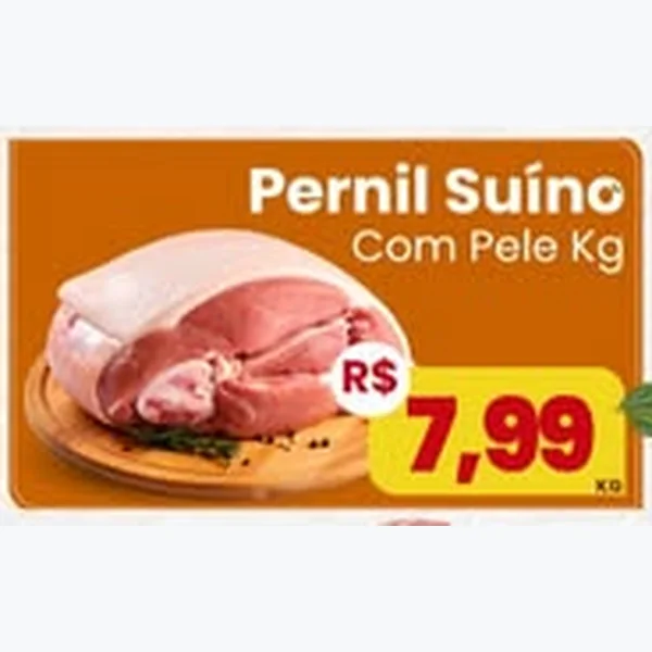Pernil Suíno com Pele