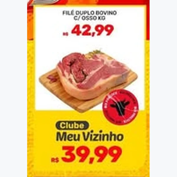 Filé Duplo Bovino com Osso