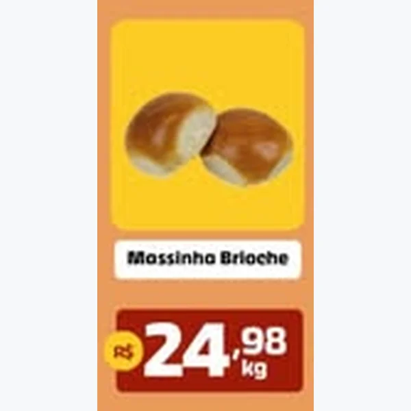 Recorte do encarte de Massinha Brioche