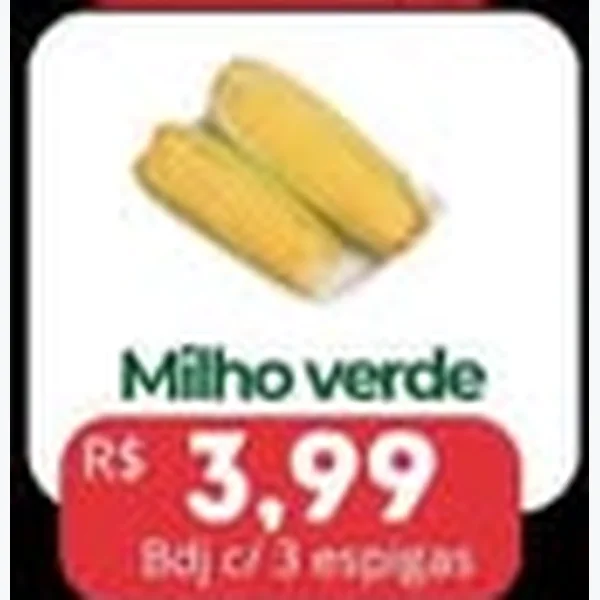Recorte do encarte de Milho Verde 3 un