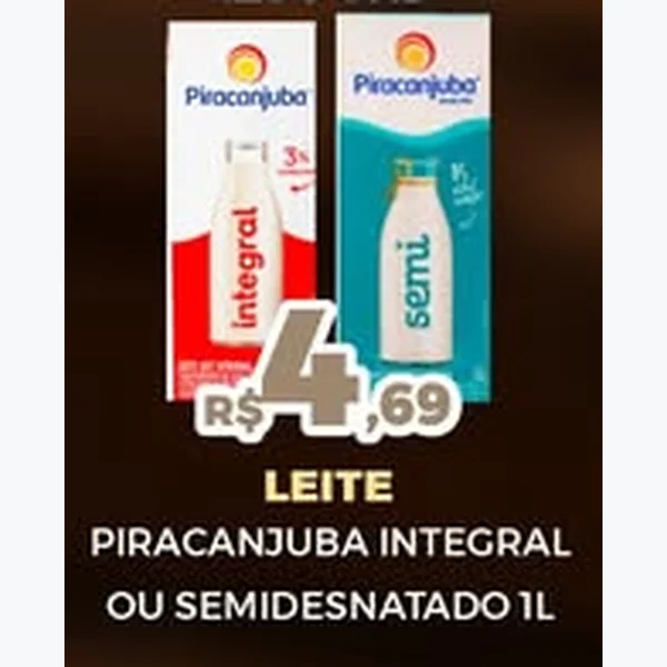 Leite Integral Piracanjuba 1 L