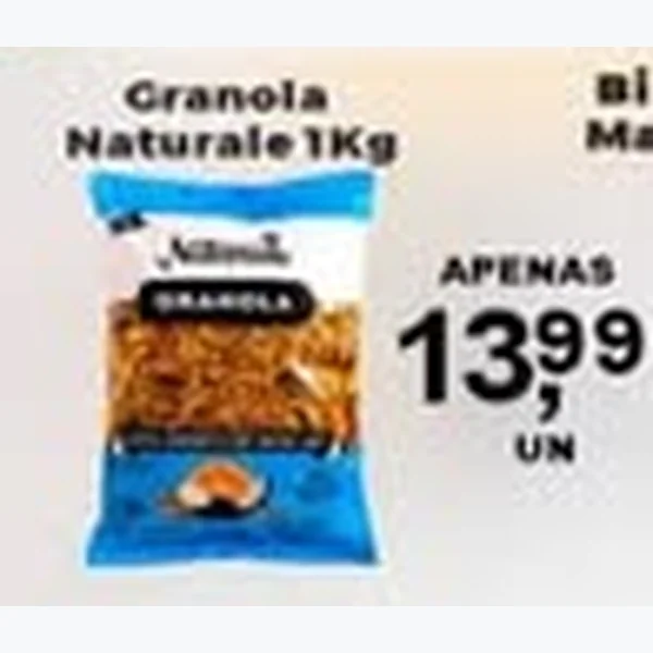 Recorte do encarte de Granola Naturale