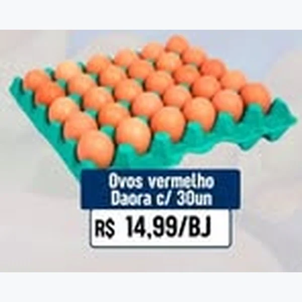 Ovos Vermelhos Daora 30 un
