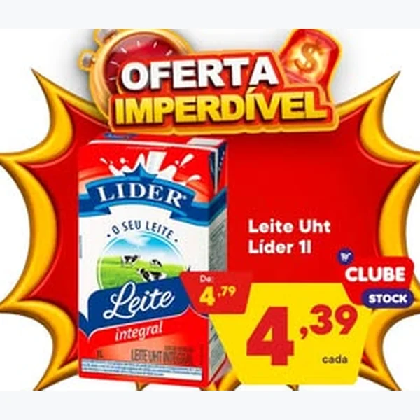 Leite Uht Integral Líder 1 L
