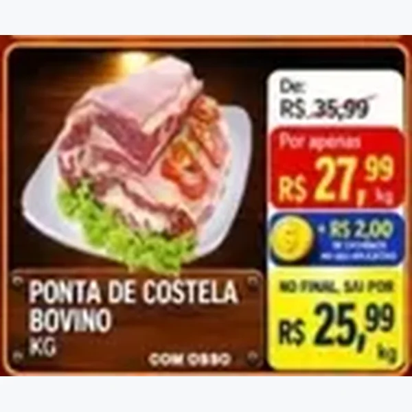 Ponta de Costela Bovino