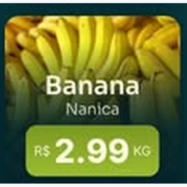 Recorte do encarte de Banana Nanica