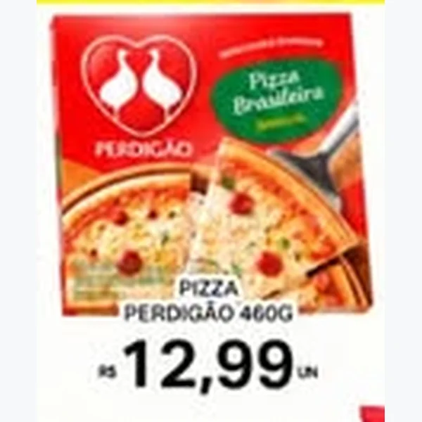 Recorte do encarte de Pizza Perdigão 460 g