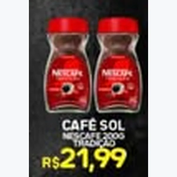 Recorte do encarte de Café Solúvel Tradicional Nescafé