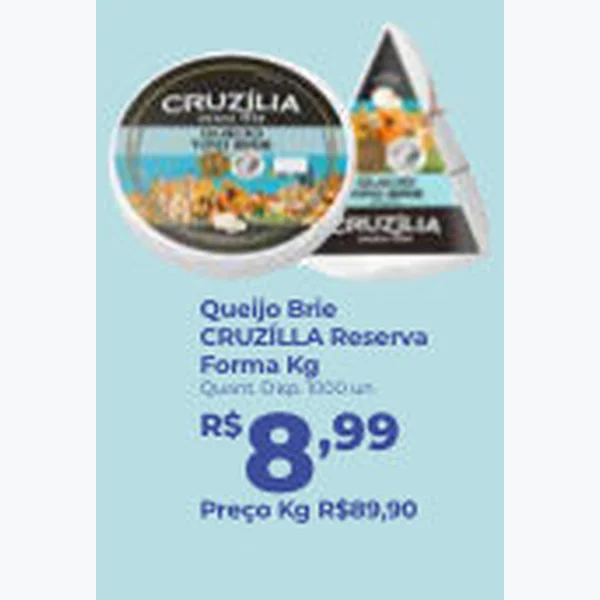 Queijo Brie Reserva CRUZÍLIA