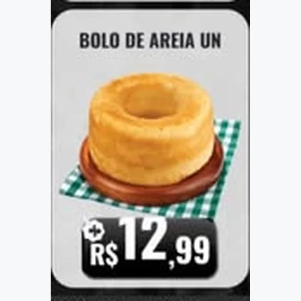 Bolo de Areia