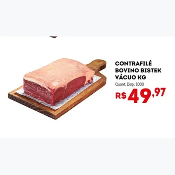 Contrafilé Bovino Bistek