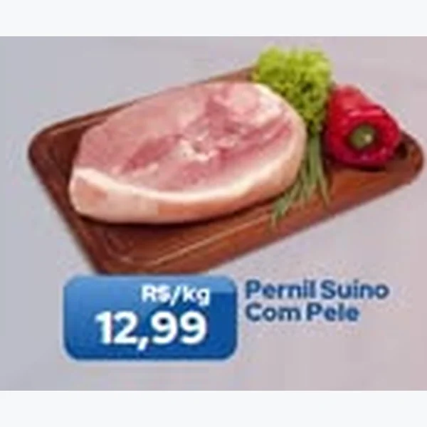 Pernil Suíno com Pele
