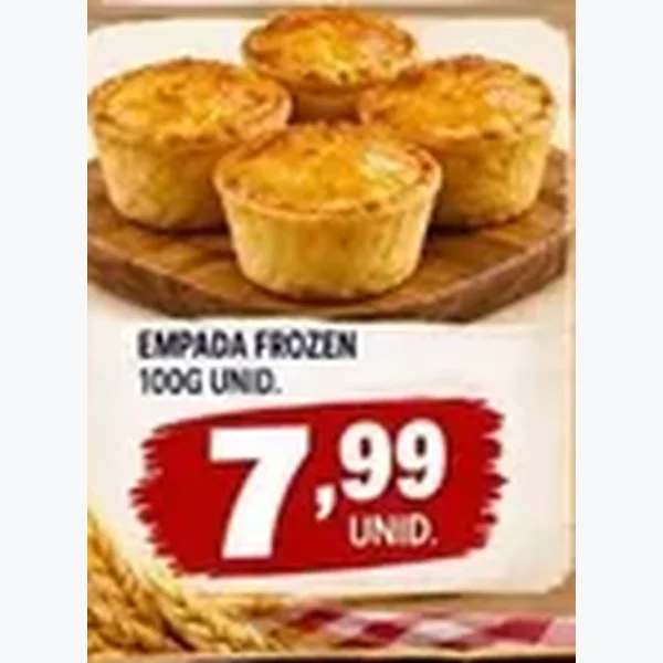 Recorte do encarte de Empada Frozen 100 g