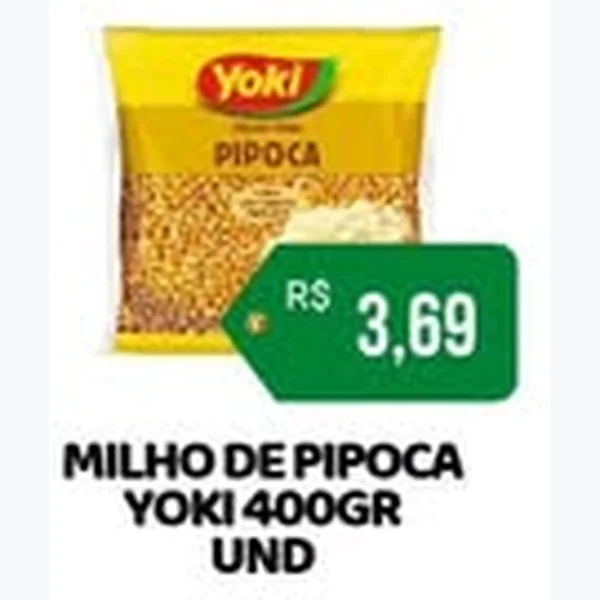 Milho de Pipoca Yoki 400 g