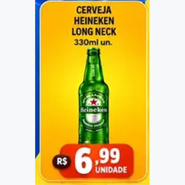 Cerveja Long Neck Heineken 330 ml