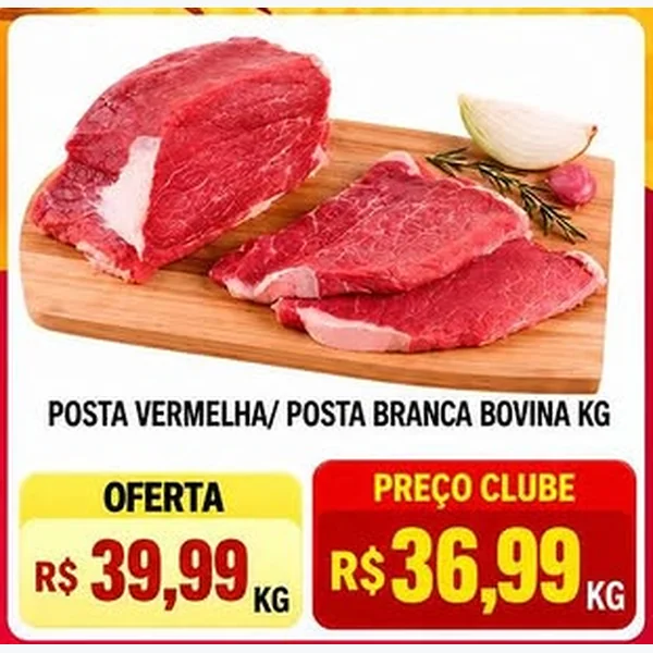 Recorte do encarte de Posta Branca Bovina