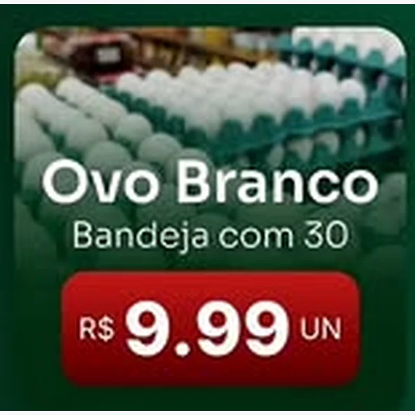 Recorte do encarte de Ovos Brancos 30 un
