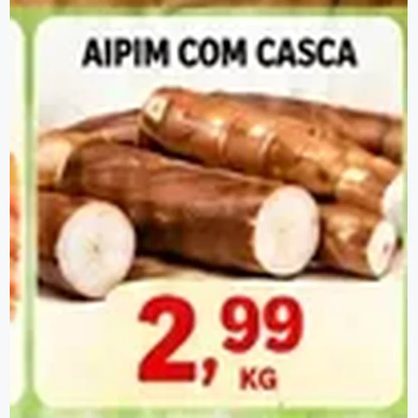 Aipim com Casca