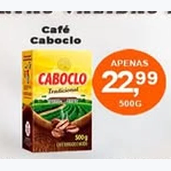 Recorte do encarte de Café Tradicional Caboclo 500 g