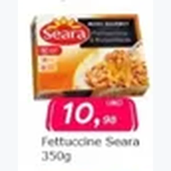 Recorte do encarte de Fettuccine Seara 350 g