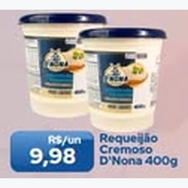 Recorte do encarte de Requeijão Cremoso D'Nona 400 g