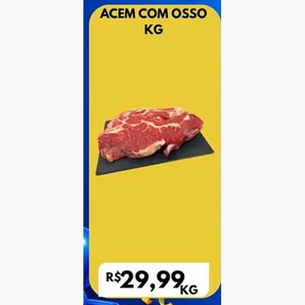 Recorte do encarte de Acém com Osso
