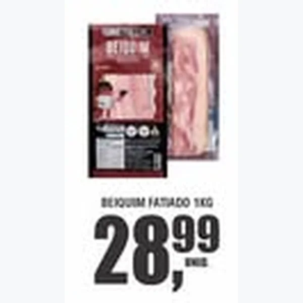 Recorte do encarte de Bacon Fatiado Beiquim