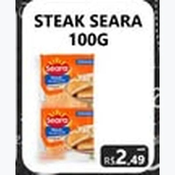 Recorte do encarte de Steak Seara
