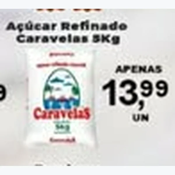 Açúcar Refinado Caravelas 5 kg