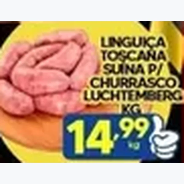 Linguiça Toscana Suína para Churrasco Luchtemberg