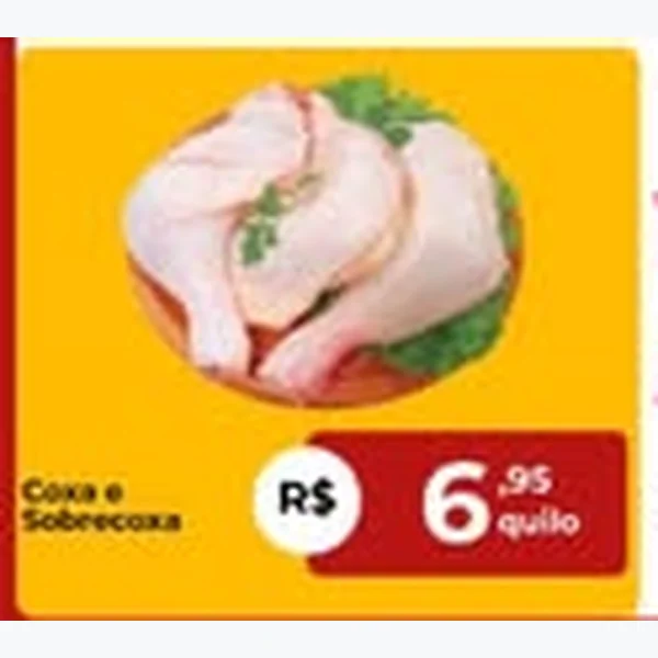 Recorte do encarte de Coxa e Sobrecoxa