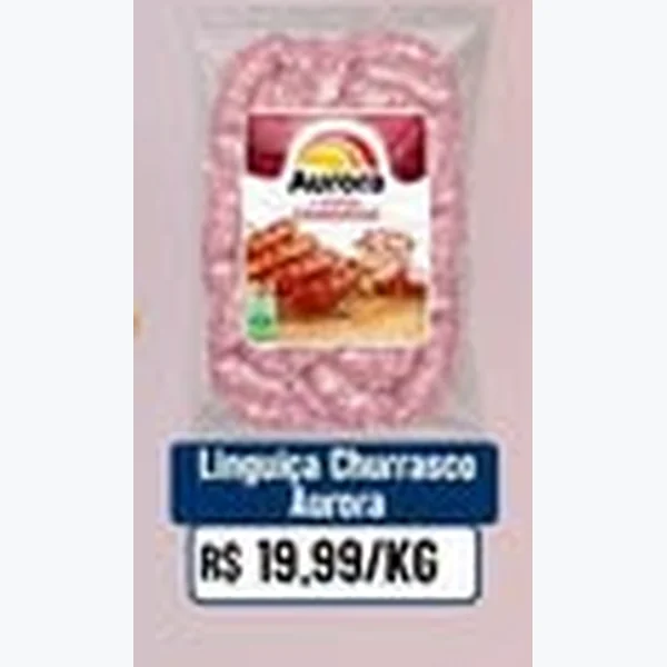 Recorte do encarte de Linguiça Churrasco Aurora