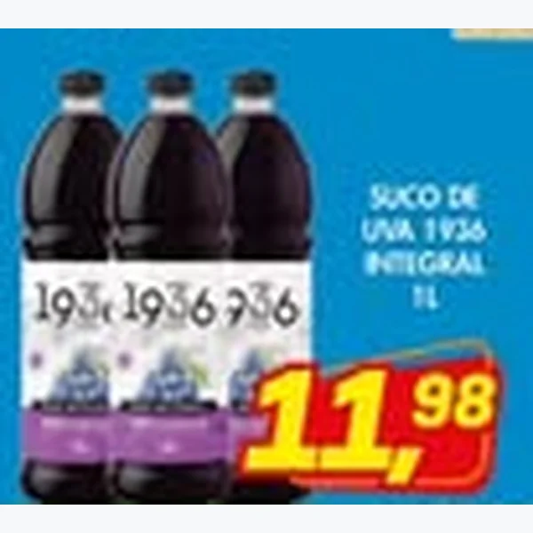 Suco de Uva Integral 1936 1 L